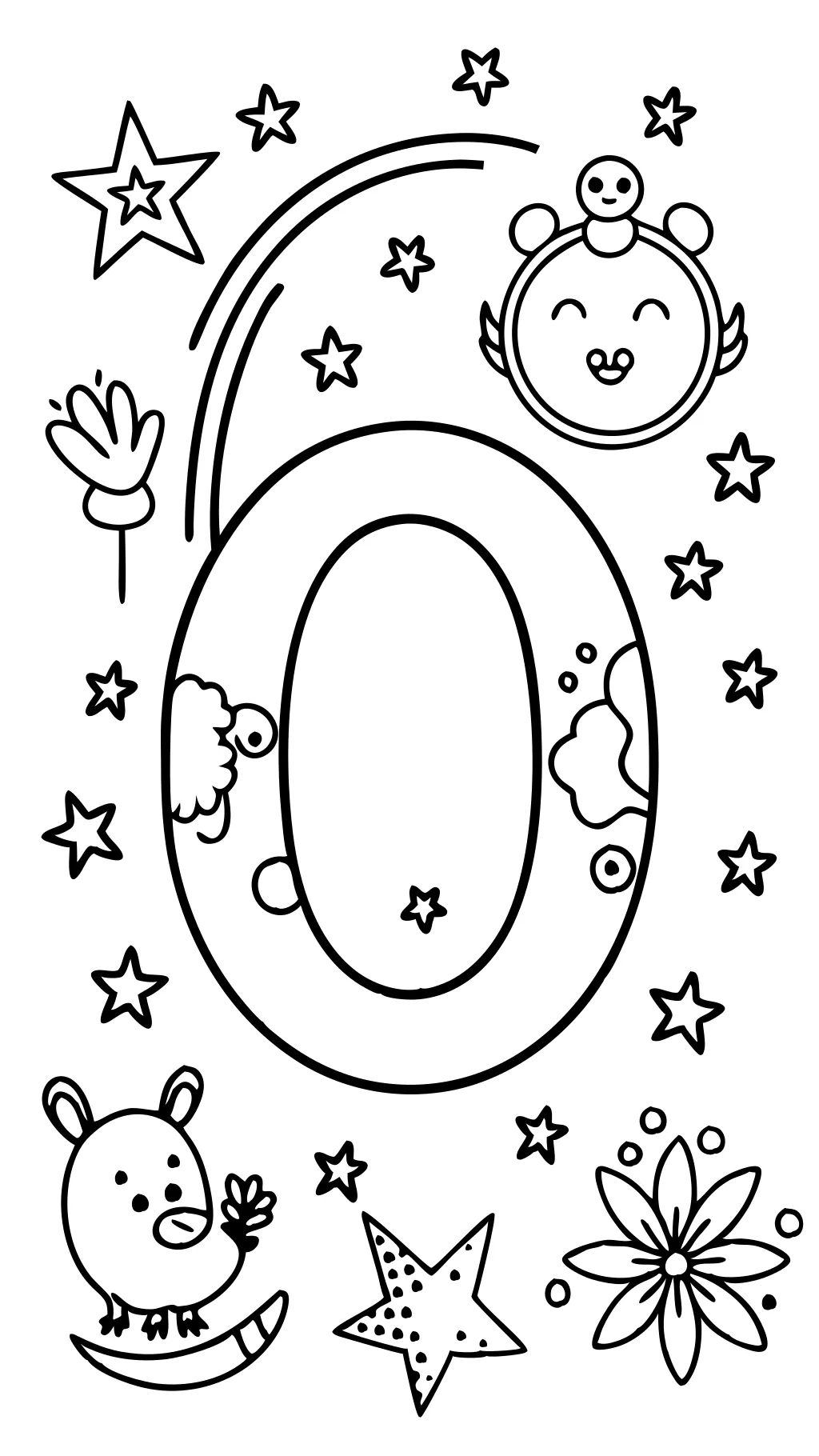 letter o coloring pages